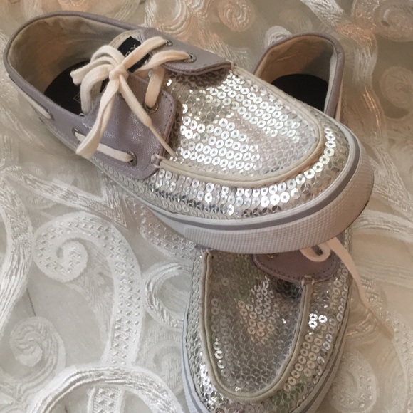 sequin sperrys